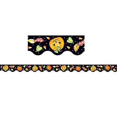 Teacher Created Resources 2 3/16'' x 35' ME Halloween Border Trim, Pack of 12 (TCR4145)