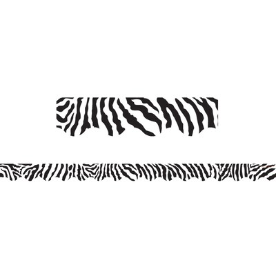 Teacher Created Resources Trimmer, Scalloped, Zebra