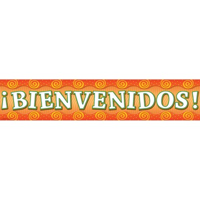 Teacher Created Resources Banners, Welcome (Spanish)