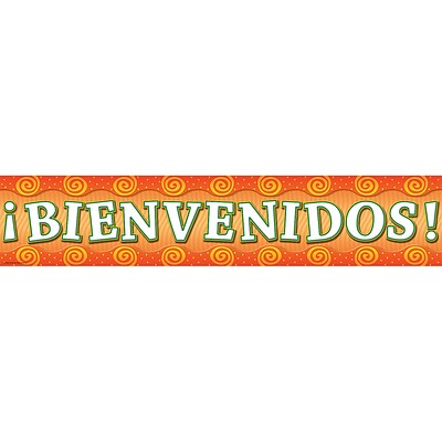 Teacher Created Resources Banners, Welcome (Spanish)