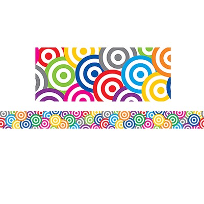 Teacher Created Resources Straight Targets Border Trim, Multicolor, 35 x 3 (TCR5510)