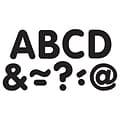 Teacher Created Resources 2 Black Classic Magnetic Letters, 87 Pack (TCR77188)