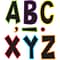 Teacher Created Resources 7 Fun Font Letters, Electric Bright (TCR77282)