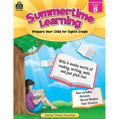 Teacher Created Resources® Summertime Learning Book, Grades 8th (TCR8848)