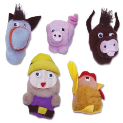 5-Character Mitt Set, Old MacDonalds Farm