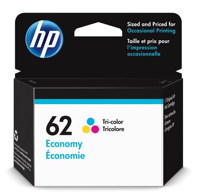 HP 62 Tri-Color Economy Ink Cartridge (1VV42AN)