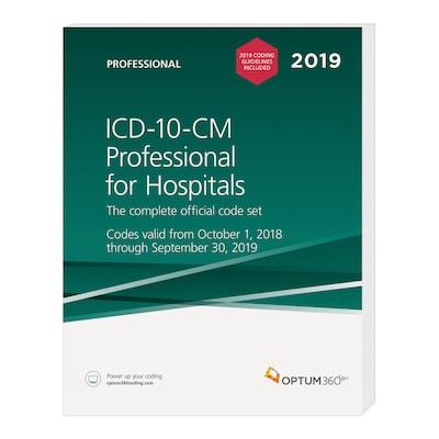 Optum ICD-10-CM Professional for Hospitals, 2019 (Softbound) with guidelines