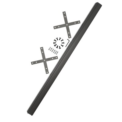 Bush Business Furniture ProPanels X Connector with 66H Post, Slate (PP84714-03)
