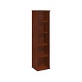 Bush Business Furniture Westfield Elite 18W 5 Shelf Bookcase, Hansen Cherry (XXXWC24412)