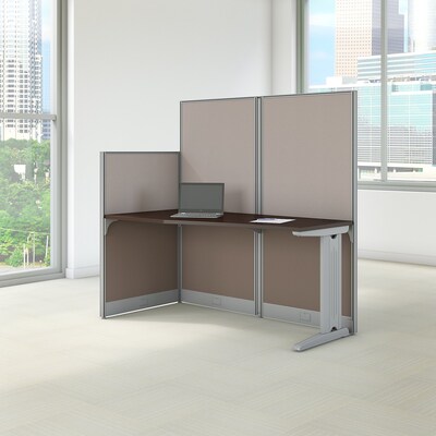 Bush Business Furniture Office in an Hour 65W x 33D Cubicle Workstation, Mocha Cherry (WC36892-03K)