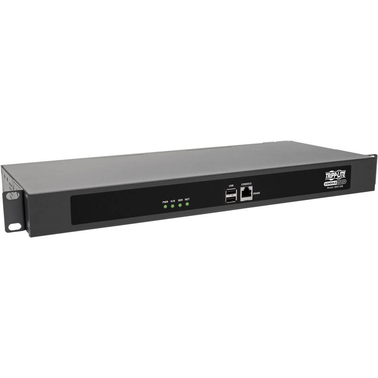 Tripp Lite B097-048 Twisted Pair 10/100/1000Base-T Gigabit Ethernet Desktop Black Device Server