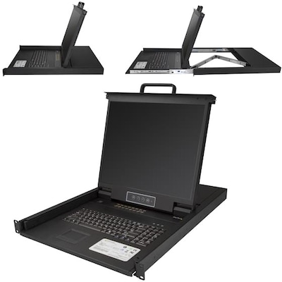 StarTech 19 LCD Rack Console Monitor, Black (RKCONS1916K)