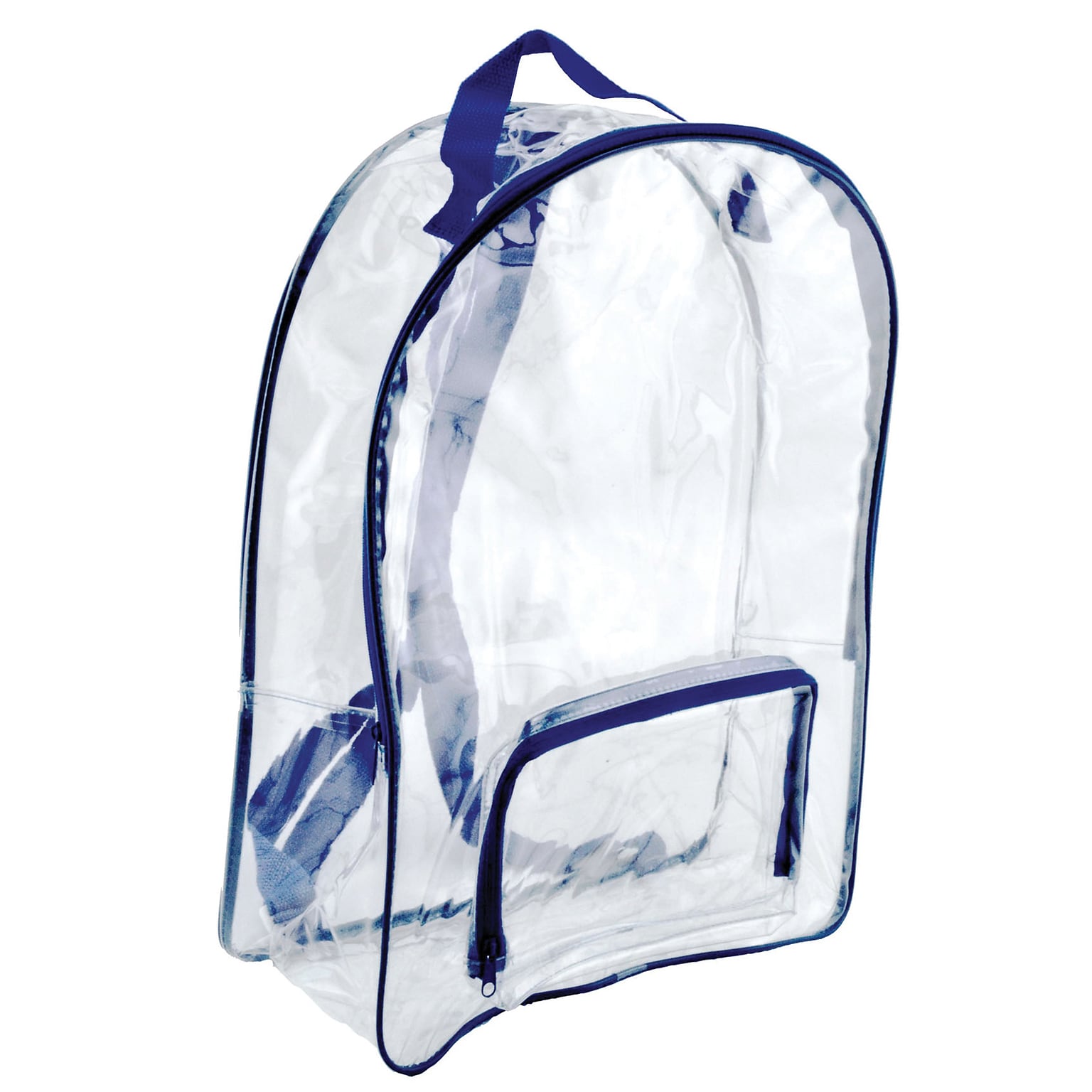 Bags Of Bags Large PVC Backpack, Clear, 2/Bundle (BOBBP131703BBN)