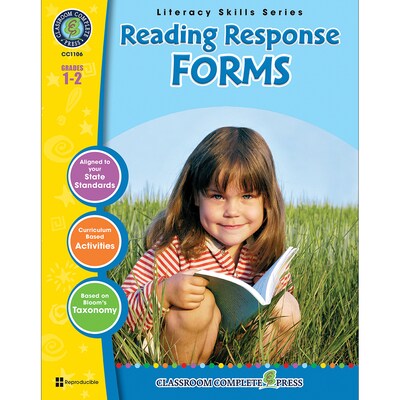 Classroom Complete Press Reading Response Forms Book, Grade 1 -2