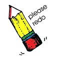 Please Redo Sweet-Arts Artistic Rubber Stamp