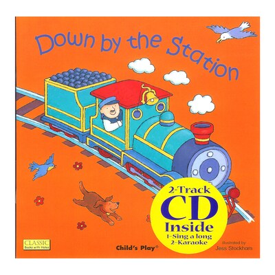 Childs Play® Down By The Station Paperback Book with CD (PY9781904550686)