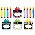Creative Teaching Press 6 Designer Cut-Outs, Bold & Bright Birthday Party (CTP0636)