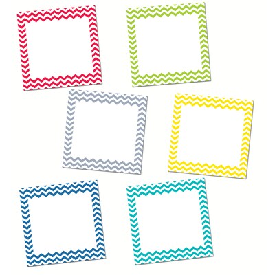 Creative Teaching Press® 6 x 6 Designer Cut-Outs, Chevron Solids, 36/Pack