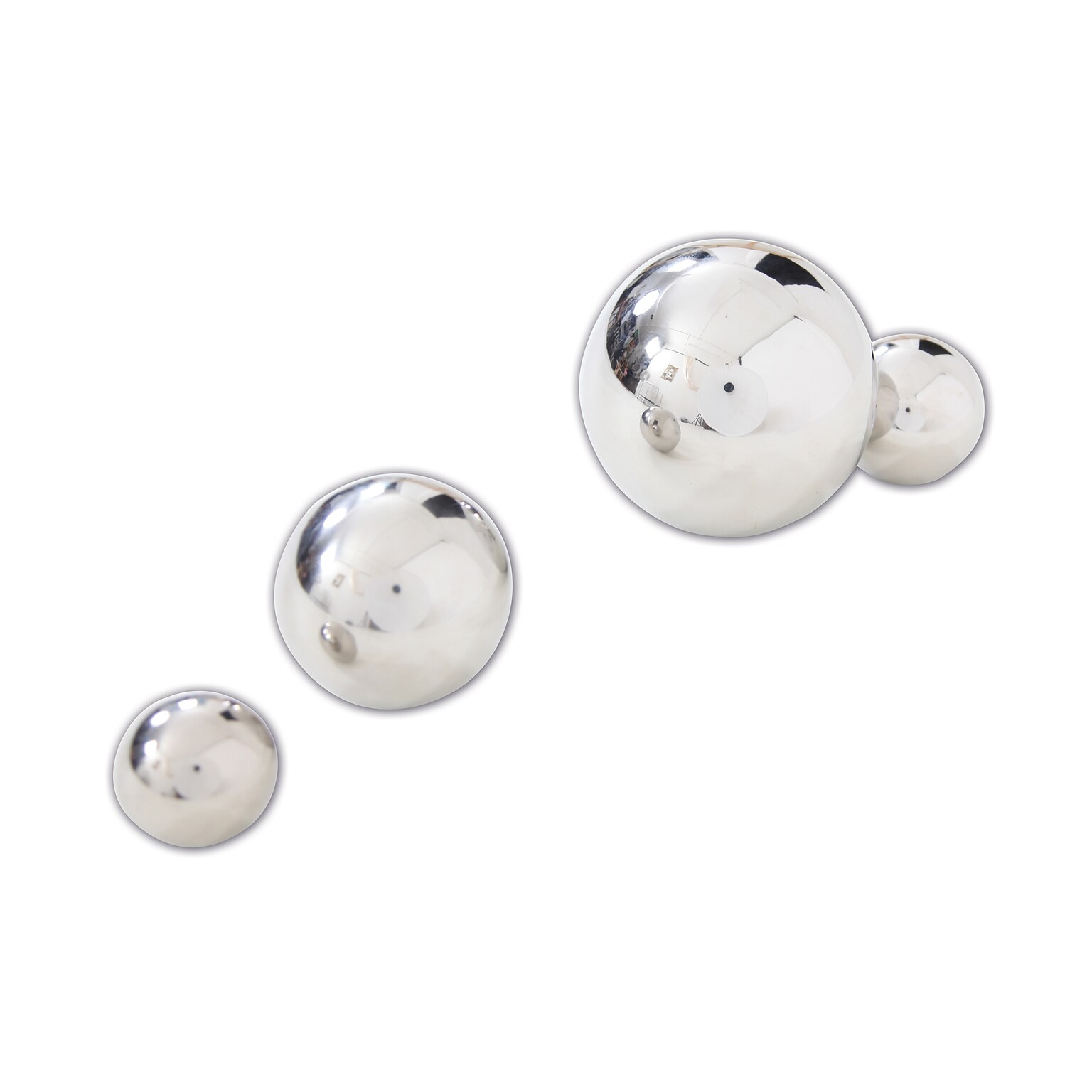 Learning Advantage Sensory Reflective Balls, Silver, 4/Set (CTU9322)