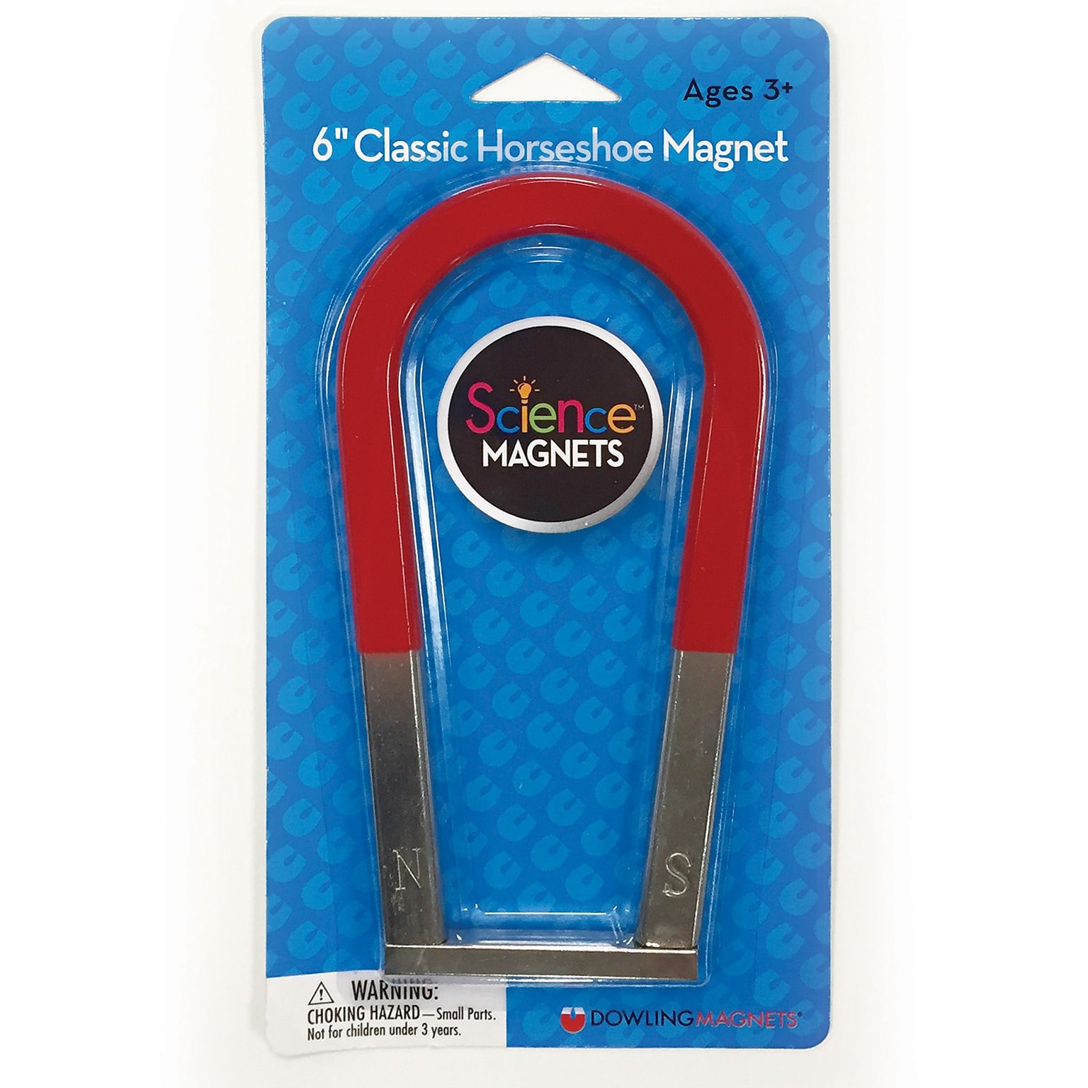 Dowling Magnets Classic Horseshoe Science Magnet, 6