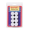 Dowling Magnets 0.75(Dia) Adhesive Magnet Dots, Black (DO-735007BN)