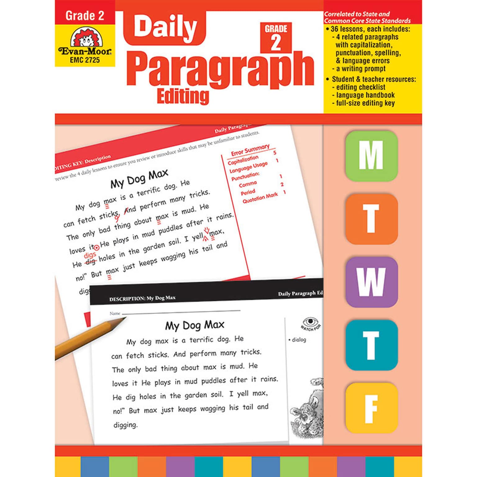 Evan-Moor® Daily Paragraph Editing, Grade 2