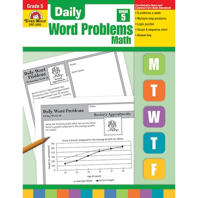 Evan-Moor® Daily Word Problems, Grade 5