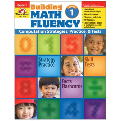 Evan-Moor® Building Math Fluency, Grade 1