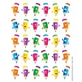 Eureka Theme Sticker, Pencil Smiley Faces, 120/Pack (EU-655068)