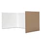 Flipside 48" Wall Screen, Corrugated Study Carrel, 24/Pack, White (FLP6000524)