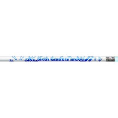 J.R. Moon 6th Graders Are #1 Motivational Pencil, Pack of 12 (JRM7866B)