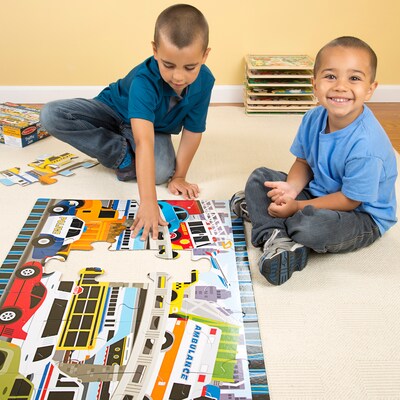 Melissa & Doug Traffic Jam Floor Puzzle