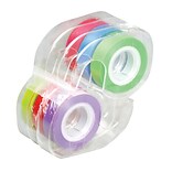 Lee Products Removable Highlighter Tape, 1/2W x 720L, Assorted Colors, Pack of 6 (LEE13888)
