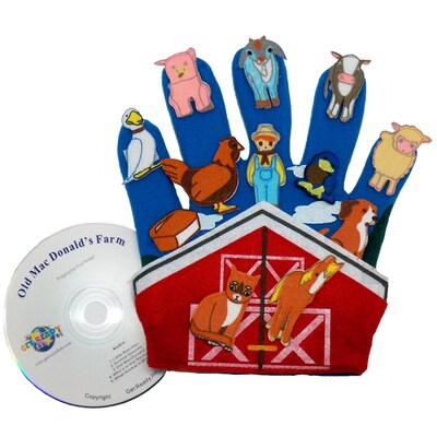 Finger Play Fun Glove Puppets, Old MacDonalds Farm