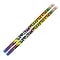 Musgrave Pencil Company Perfect Attendance Wooden Pencil, 0.5mm, #2 Hard Lead, 144/Box (MUS2329G)