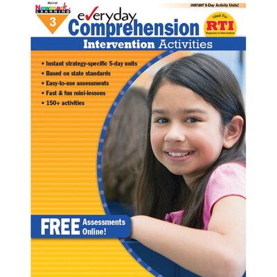 Newmark Learning Everyday Comprehension Intervention Activities Book, Grades 3