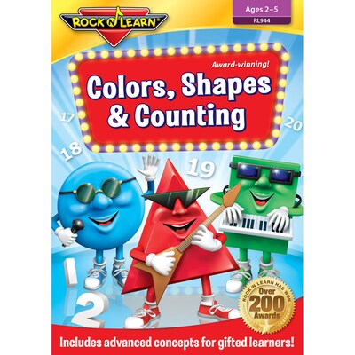 Rock 'N Learn® Colors, Shapes & Counting DVD