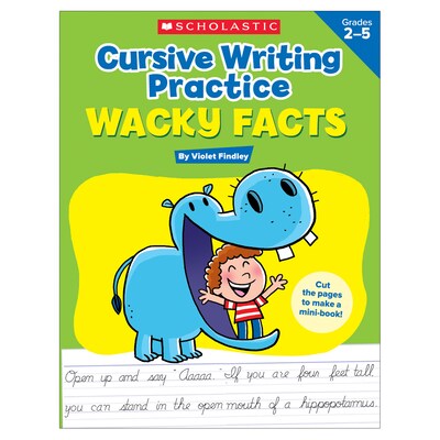 Scholastic Cursive Writing Practice: Wacky Facts (SC-594317)