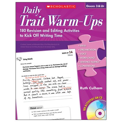 Scholastic Daily Trait Warm-Ups, Grades 3 & Up