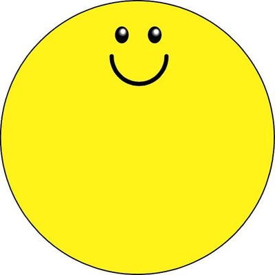 Shapes Etc Notepads, Large, Smile