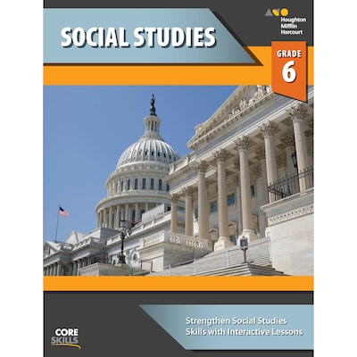 Houghton Mifflin Harcourt Steck-Vaughn Core Skills Social Studies Workbook, Grade 6th