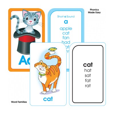 School Zone Reading Flash Cards, Ages 4 and Up, 224 Cards/Pack (SZP04045)