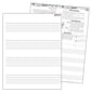 Trend Enterprises® 17" x 22" Music Staff Paper, Wipe-Off® Chart, White/Black, (T-27304)