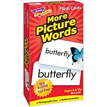 Trend Enterprises More Picture Words Skill Drill Flash Cards, Grades 1st - 2nd
