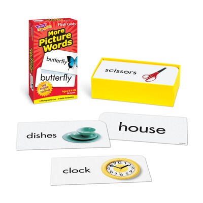 Trend Enterprises More Picture Words Skill Drill Flash Cards, Grades 1st - 2nd