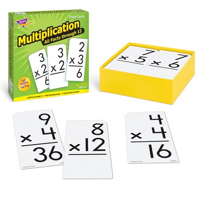 Multiplication 0-12 All Facts Skill Drill Flash Cards for Grades 3-8, 169 Pack (T-53203)