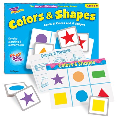 Trend® Match Me® Games, Colors & Shapes