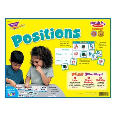 Trend® Match Me® Games, Positions
