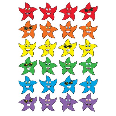 Trend Colorful Star Smiles/Fruit Punch Stinky Stickers, 96 ct. (T-83216)