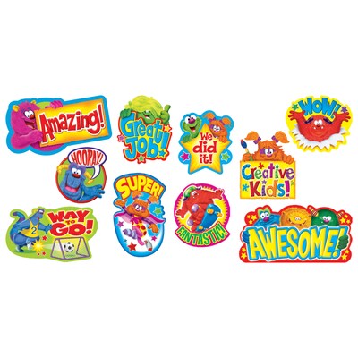 Trend® Mini Bulletin Board Sets, Furry Friends™ Wow Words